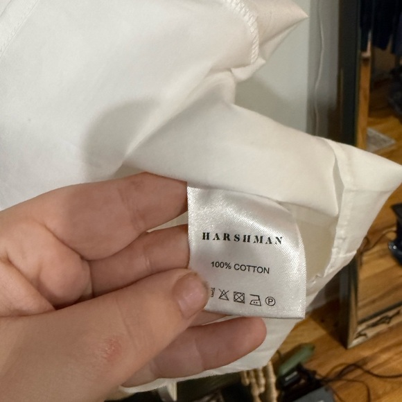 plus size Harshman Audrey Popover Blouse 100% cotton 3x blouse - Picture 12 of 16